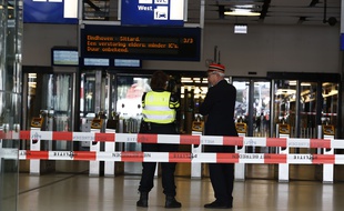La gare d'Amsterdam au moment de l'attaque
