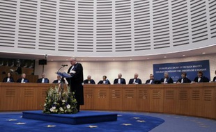 Les juges de la Cour européenne des droits de l'Homme, en janvier 2013