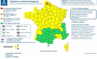 Le Pas-de-Calais placé en vigilance orange pluie-inondations