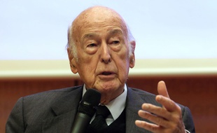 Valéry Giscard d'Estaing, le 14 novembre 2018, à Berlin.