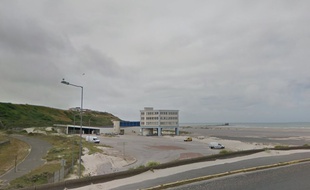 Le site de l'Hoverport, au Portel près de Boulogne-sur-Mer (Pas-de-Calais)