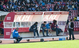 Le banc de l'Uniao Leiria en 2012