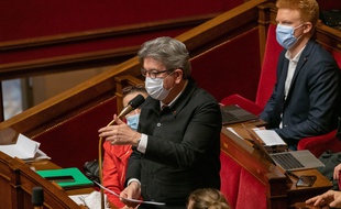 Le candidat à la présidentielle de 2022 Jean-Luc Mélenchon.