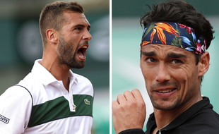 Benoit Paire (à gauche) et Fabio Fognini seront opposés au deuxième tour de Roland-Garros 2015