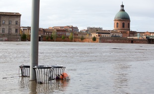 Des inondations à Toulouse le samedi 14 décembre
