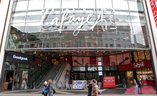 Les Galeries Lafayette de Lille.