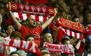 Les fans de Liverpool.