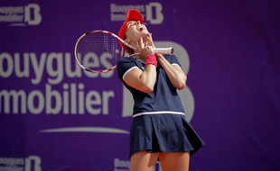 Alizé Cornet toute contente de revenir aux Internationaux de Strasbourg en 2015. (Archives)