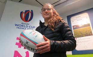 Laura Di Muzio, capitaine du club de rugby du LMRCV et consultante sur France Télévisions.