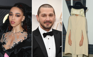 La chanteuse FKA Twigs, l'acteur américain Shia Labeouf et la chanteuse australienne Sia.