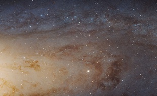 Voici la photographie la plus grande et la plus nette réalisée par le télescope Hubble de la galaxie d'Andromède.