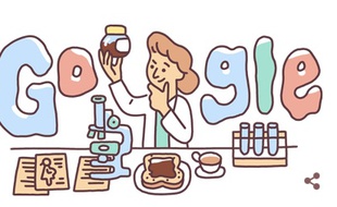 Lucy Wills, illustrée dans le «doodle» de Google le 10 mai, 2019. Elle aurait eu 131 ans ce jour-là.