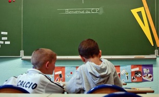 Première matinée de classe à l'école primaire Fraissinet (5e). Située entre la Timone et la Conception, l'école compte cinq classes ainsi que des dispositifs spécifiques pour intégrer les élèves handicapés ou primo-arrivants.