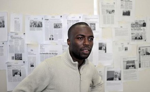 Ali Soumaré, tête de liste socialiste dans le Val d'Oise aux élections régionales, le 23 février 2010 à Paris.