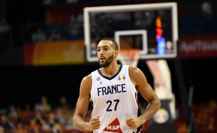 Rudy Gobert face à la Lituanie