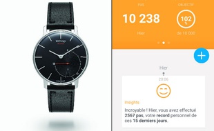 Entre montre traditionnelle et capteur d'activité dans l'air du temps, Activité séduit par son approche.