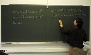 Début des épreuves du baccalauréat2010 au lycée Jacques-Callot de Vandoeuvre-lès-Nancy, le 17 juin 2010.