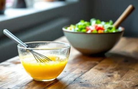 Cette erreur au moment d’ajouter l’huile fait tourner votre vinaigrette : la solution simple pour une sauce onctueuse !
