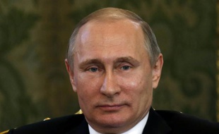 Le président russe Vladimir Poutine au Kremlin à Moscou le 15 mars 2016.