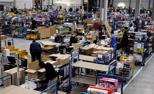 L'entrepôt CDiscount de Cestas en Gironde.