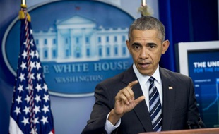 Le président des Etats-Unis Barack Obama à la Maison Blanche à Washington, le 5 février 2016
