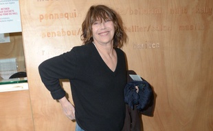 Jane Birkin, le 29 mars 2017 au théâtre du Rond-Point à Paris.