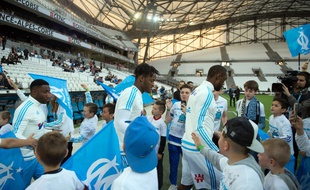 L'entrée des joueurs au Stade Vélodrome le 7 mai 2016.