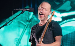 Radiohead en concert à Manchester en octobre 2012