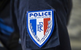 Un écusson de police municipale (illustration)