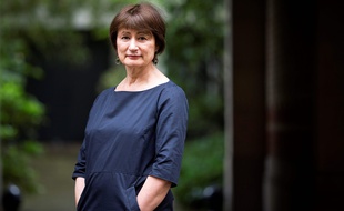 La romancière française Catherine Millet, photographiée en 2014 à Paris.