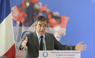 François Fillon en conférence de presse à Paris, le 1 octobre 2014.