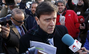 Le Docteur Eufemiano Fuentes à son arrivée à un procès à Madrid en 2013.