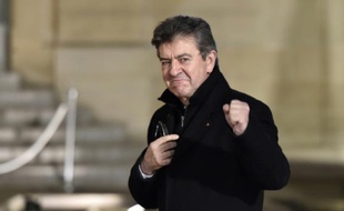 Jean-Luc Mélenchon, cofondateur du Parti de gauche, le 1er février 2016 au palais de l'Elysée à Paris