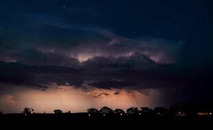 Illustration d'un orage