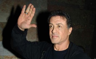Sylvester Stallone à la fête de "John Rambo" au Bound, le 04 février 2008