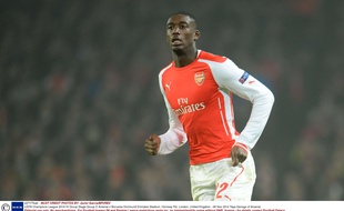Yaya Sanogo, joueur du club londonien d'Arsenal