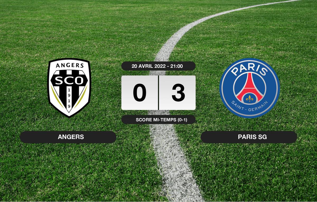 Angers SCO PSG (03) Le résumé du match de Ligue 1 journée 33