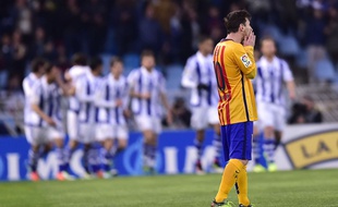 Lionel Messi face à la Real Sociedad
