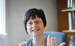 Véronique Deroche au centre Magendie, hier.