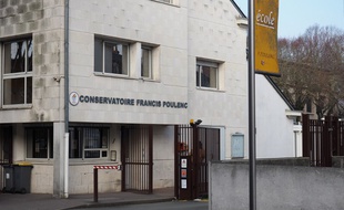 La façade du conservatoire de Tours, le 21 février 2018.