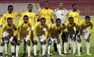 La fausse équipe de Togo face à Bahrein, le 7 septembre 2010