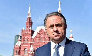 Le ministre russe des Sports Vitali Moutko, le 18 septembre 2015 sur la place rouge à Moscou