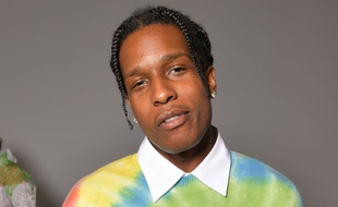 La rappeur ASAP Rocky à la Fashion Week de Paris, en juin 2019.