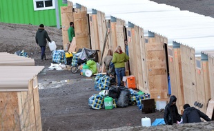 Les premiers migrants arrivent au camp de Grande-Synthe, le 7 mars 2016.