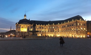 La place de la Bourse à Bordeaux