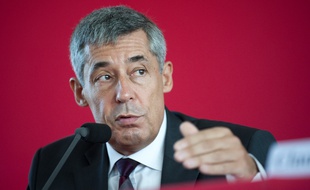 Le 01 septembre 2011. Universite d'ete du Medef - 2011 villages et Planete, objectif B20 . Henri Guaino .
// V. WARTNER / 20 MINUTES