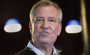 Bill de Blasio. Le maire de la ville de New York aux Etats-Unis.