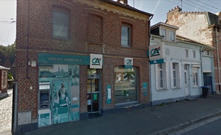 L'agence du Crédit agricole à Thiant, dans le Nord.