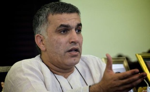 Le militant des droits de l'homme Nabil Rajab à Bani Jamrah, à l'ouest de Manama, le 27 juin 2012
