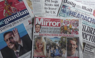 Les journaux britanniques du 16 septembre 2014, à deux jours du référendum sur l'indépendance de l'Ecosse.
